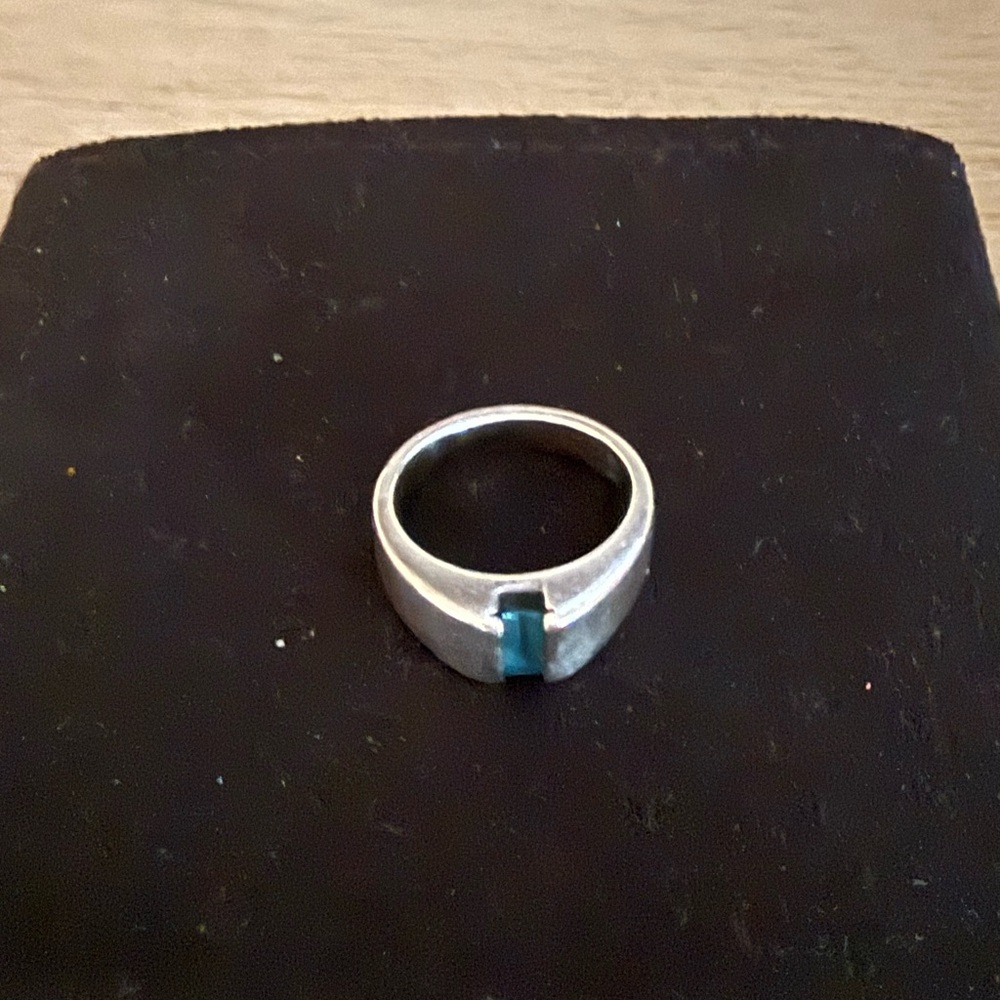 James Avery Meridian Blue Topaz Ring